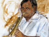 PROF. PETER SCHMELZER, Dirigent, Öl auf Baumwolle, 80 x 60 cm.jpg
